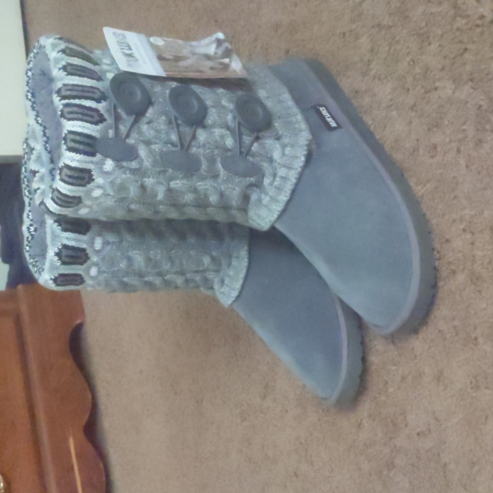 Muk Luks waterproof grey winter boots